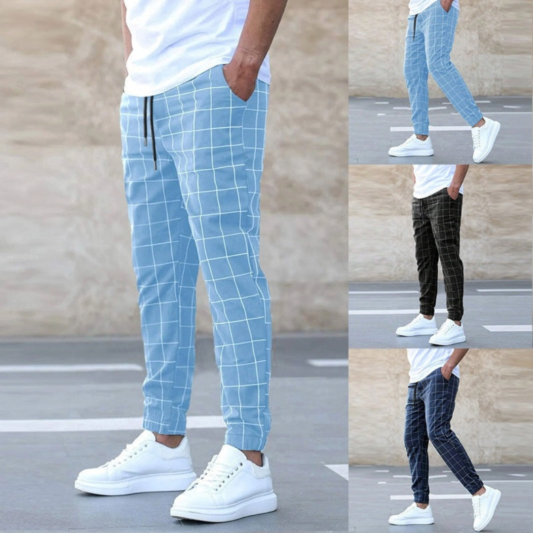 TIZIANO™ | Checked Jogger Pants