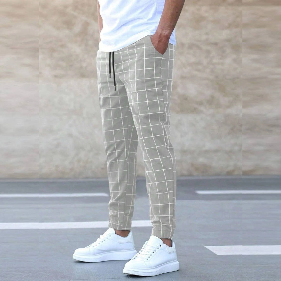 TIZIANO™ | Checked Jogger Pants