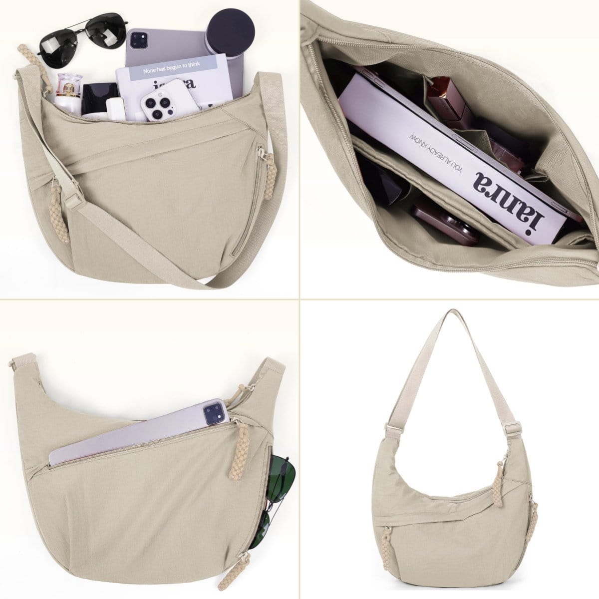 Zaino a tracolla con molteplici tasche