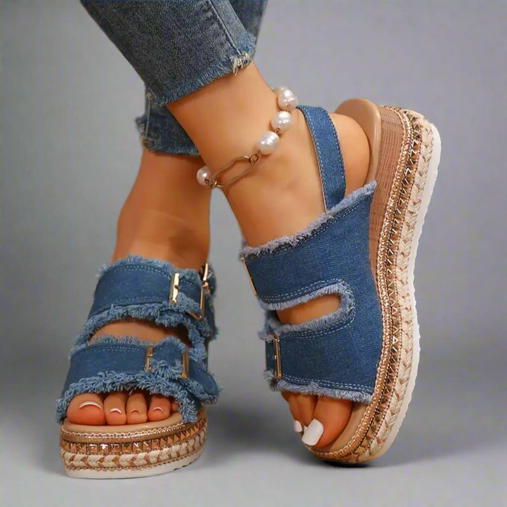 Aranka | Sandali con zeppa confortevoli per ogni giorno