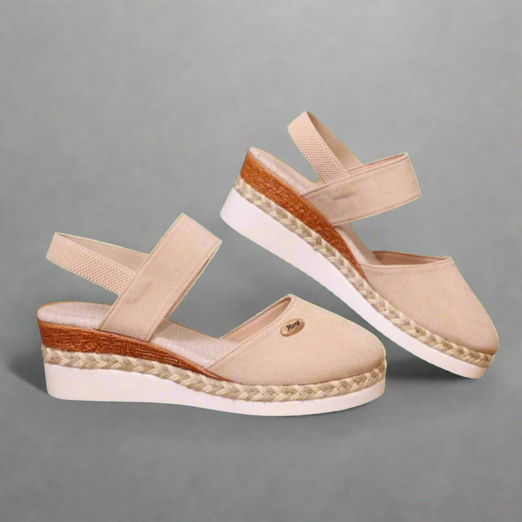 Gitta | Sandali con tacco a zeppa per taglie forti – comodi e versatili