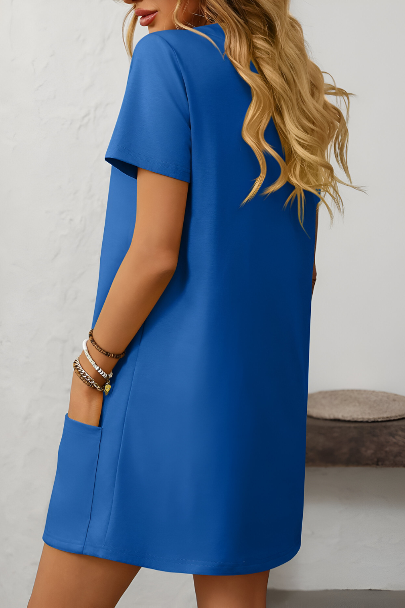 Léonie™ | Vestito Casual con Tasche Charm