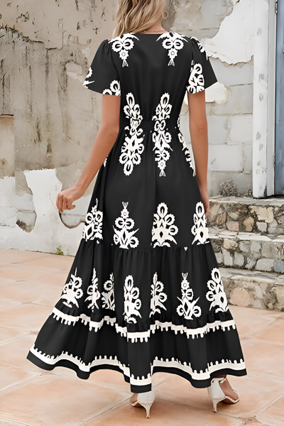 LISA™ | MAXI ABITO BOHO SENZA MANICHE