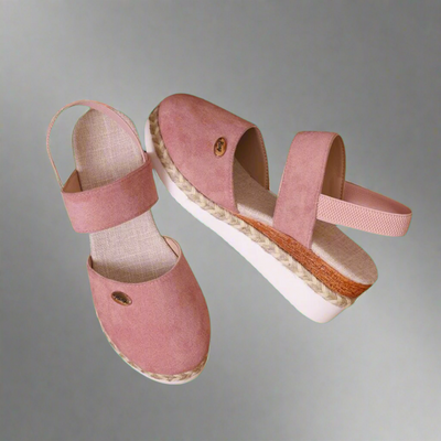 Gitta | Sandali con tacco a zeppa per taglie forti – comodi e versatili