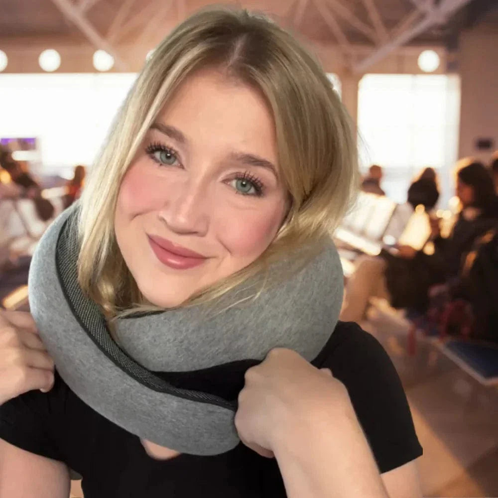 Cuscino da Viaggio Ergo+: Sostegno per il Collo e Rilassamento Totale