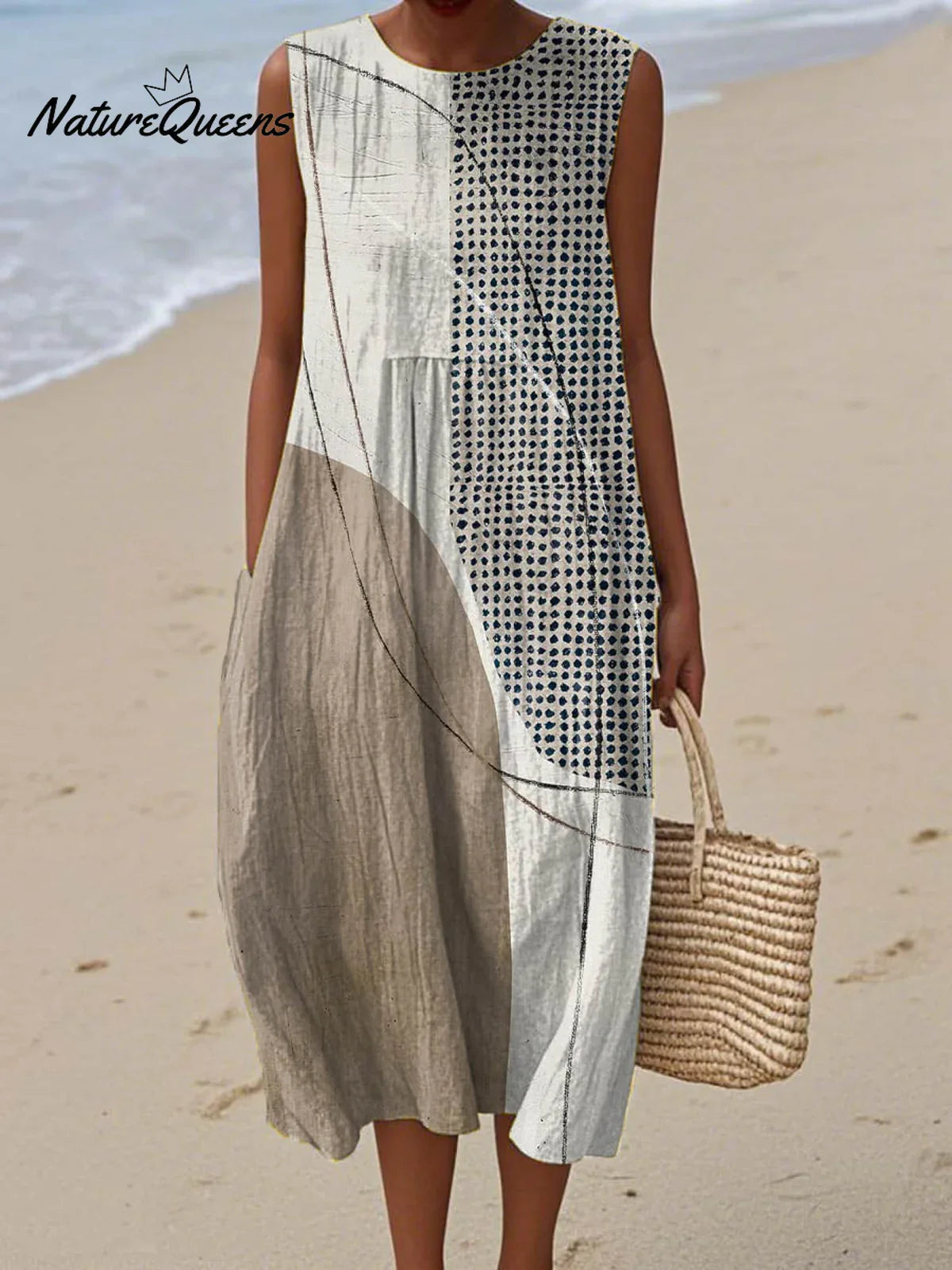 Noémie | Abito Asimmetrico Artistico