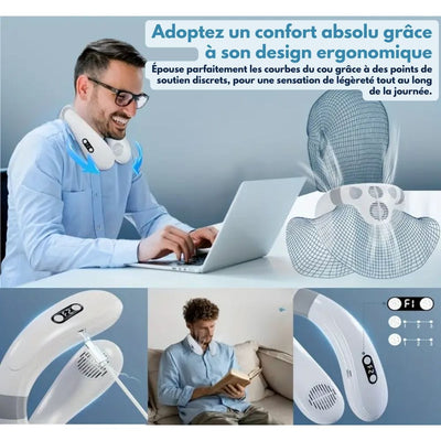 Ventilatore da collo con raffreddamento a semiconduttore