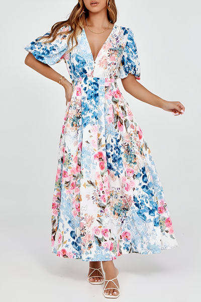 Loes™ | Abito Colorato che Copre la Pancia