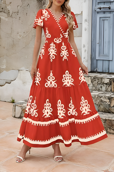 LISA™ | MAXI ABITO BOHO SENZA MANICHE