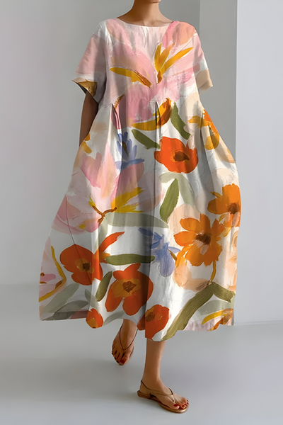 Georgina™ | Abito Floreale Elegante