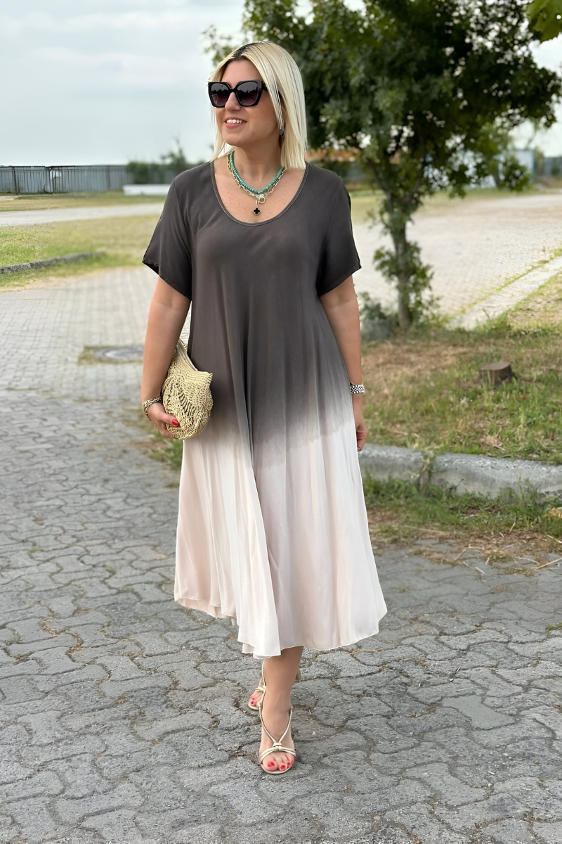 Elize™ | Maxi Abito Ombre Morbido