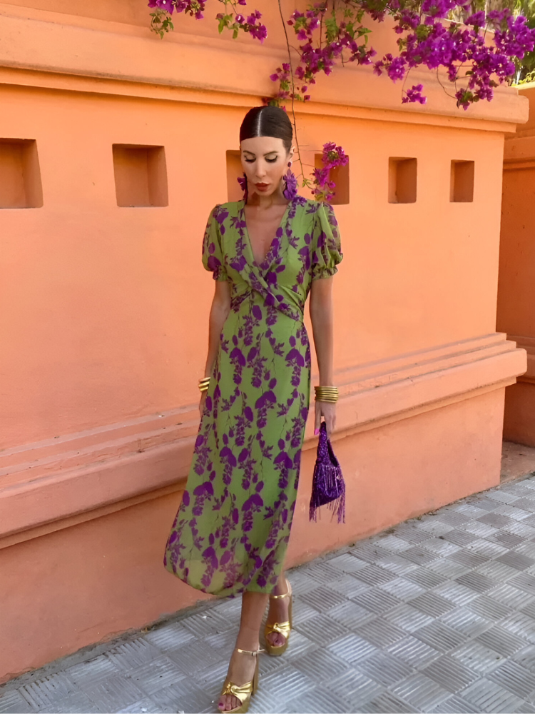 Laura™ | Abito avvolgente con scollo a V