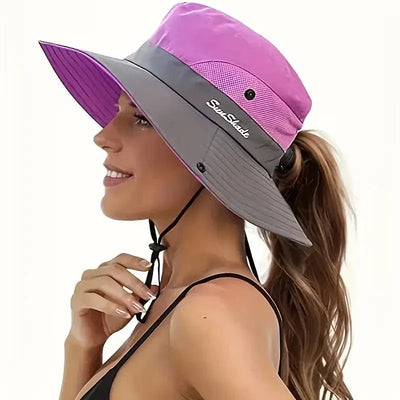Cappello UV-Protect per Coda di Cavallo