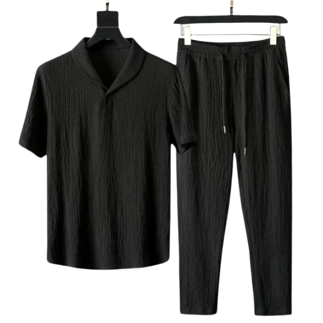 Alan™ | Polo e pantaloni in cotone