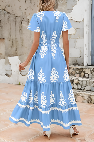 LISA™ | MAXI ABITO BOHO SENZA MANICHE