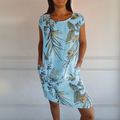 Cecilia™ | Abito Comodo con Collo Rotondo