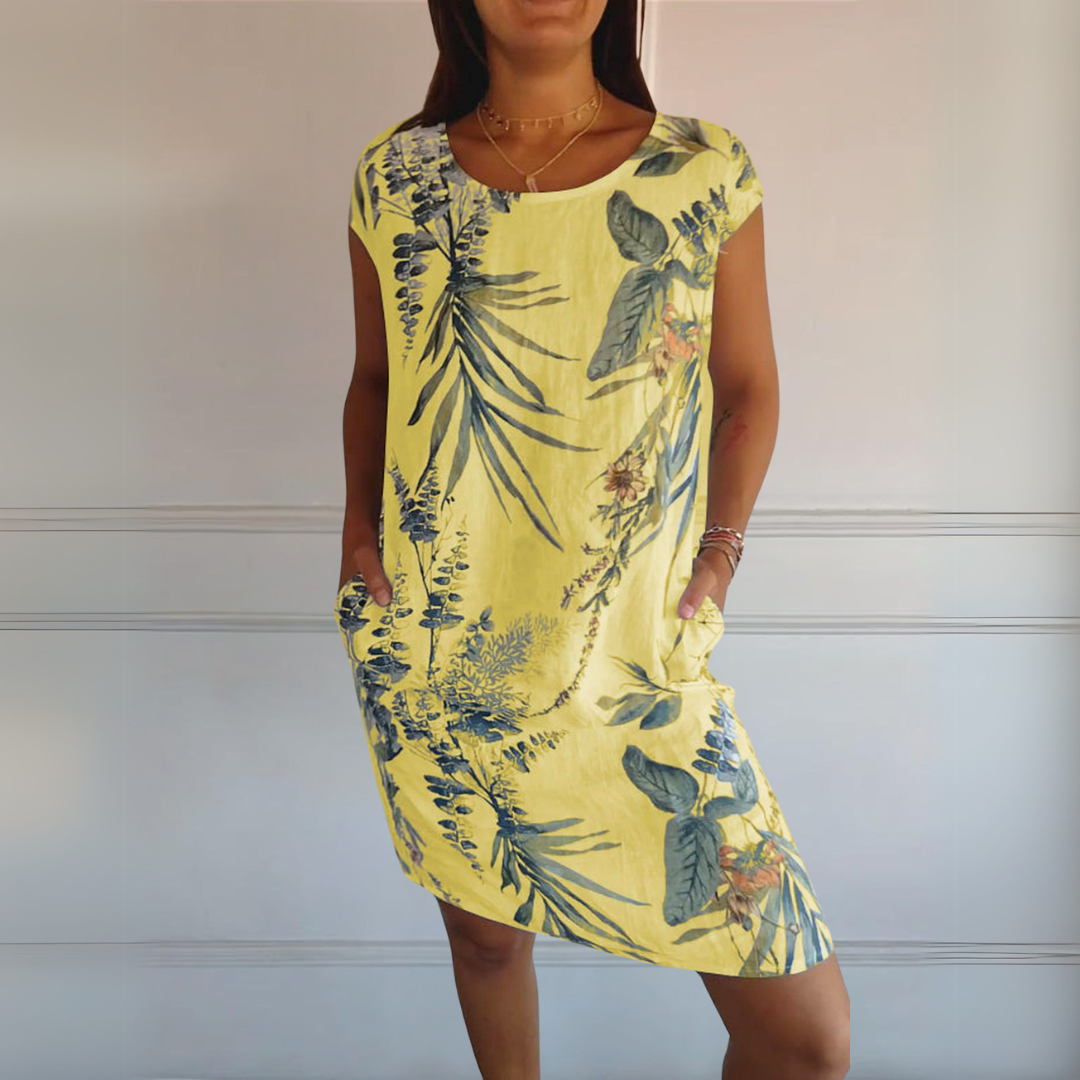 Cecilia™ | Abito Comodo con Collo Rotondo