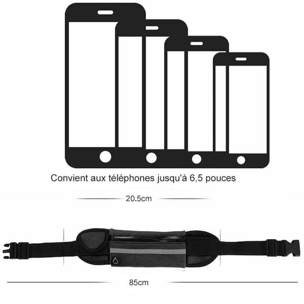 Zaino a cintura impermeabile e versatile