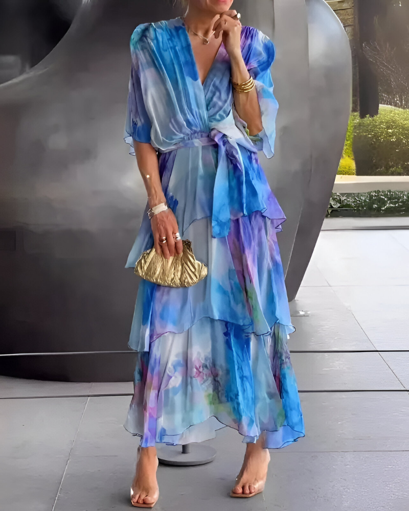 Hannah™  | Abito elegante con motivo floreale