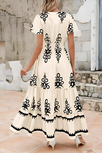 LISA™ | MAXI ABITO BOHO SENZA MANICHE