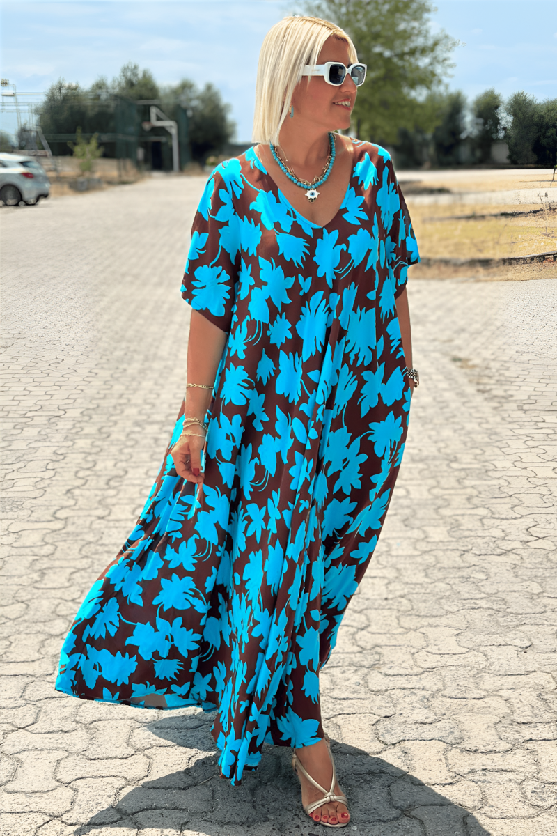 Marits™ | Abito Casual a Fiori con Scollatura a V