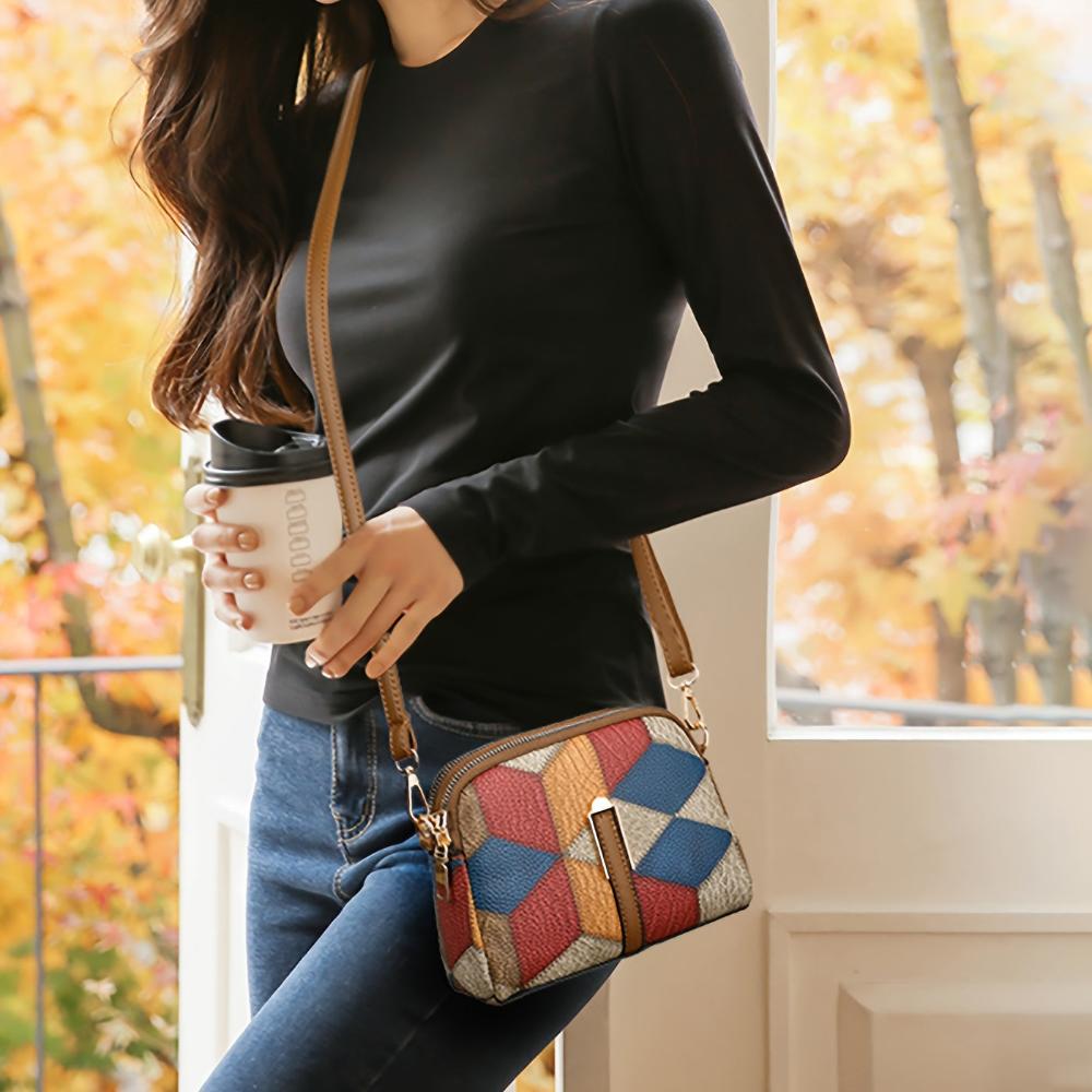Clio | Borsa Mini Crossbody Patchwork