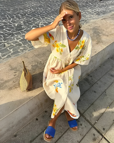 Stephanie™ | Abito Midi Stampato