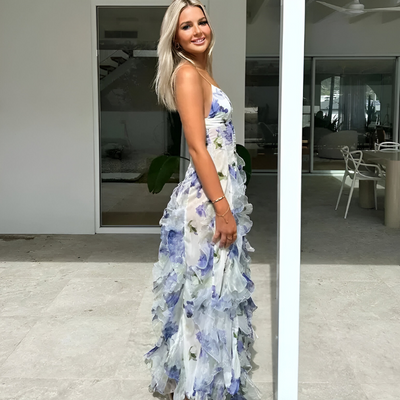 Elena™ | Abito Elegante con Stampa