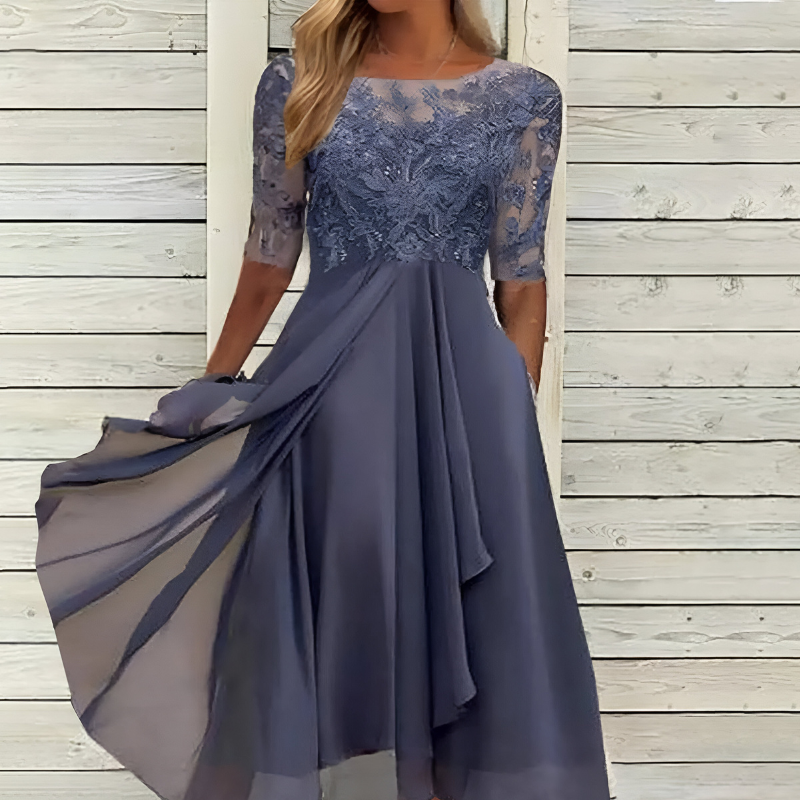 Gaite™ | Abito elegante con pizzo