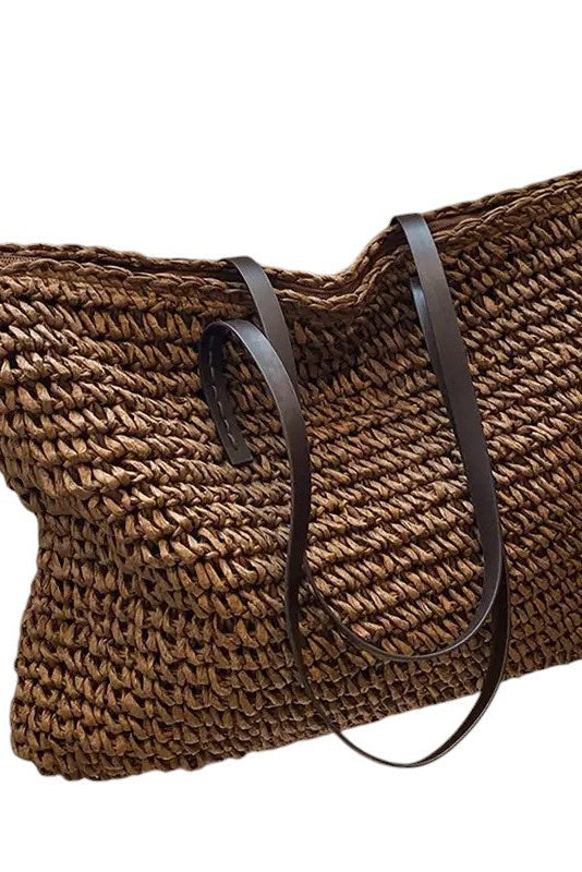 Gewebte Tragetasche – Kaffee