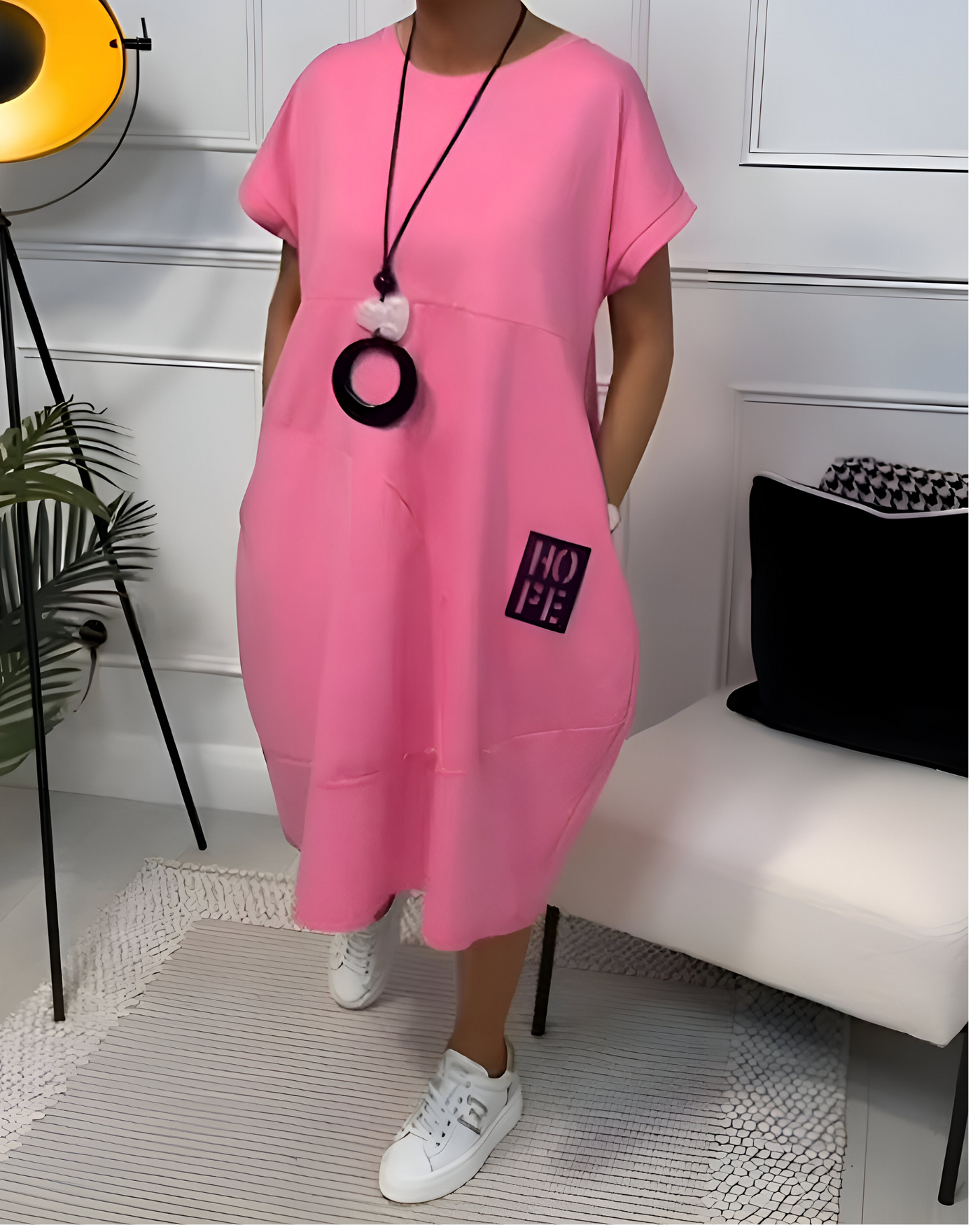 Marloes™ | Abito Hoodie Casual con Tasche