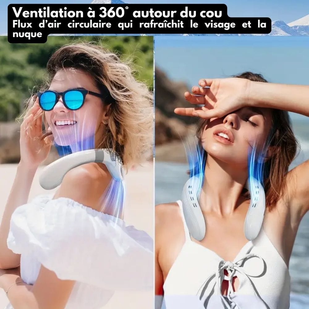 Ventilatore da collo con raffreddamento a semiconduttore