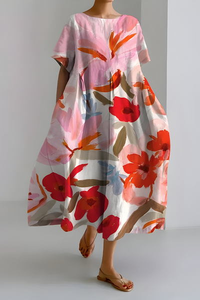 Georgina™ | Abito Floreale Elegante