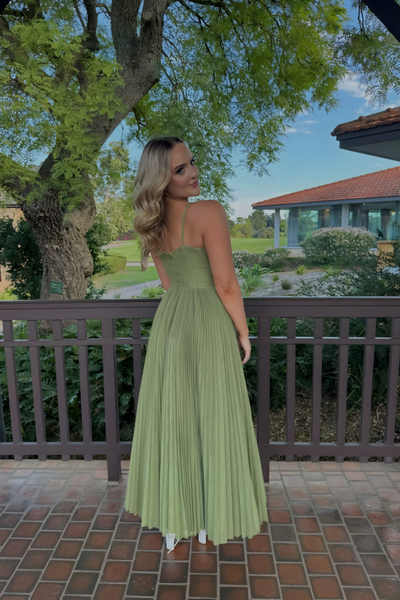 Liva™ | Abito Midi Plissettato