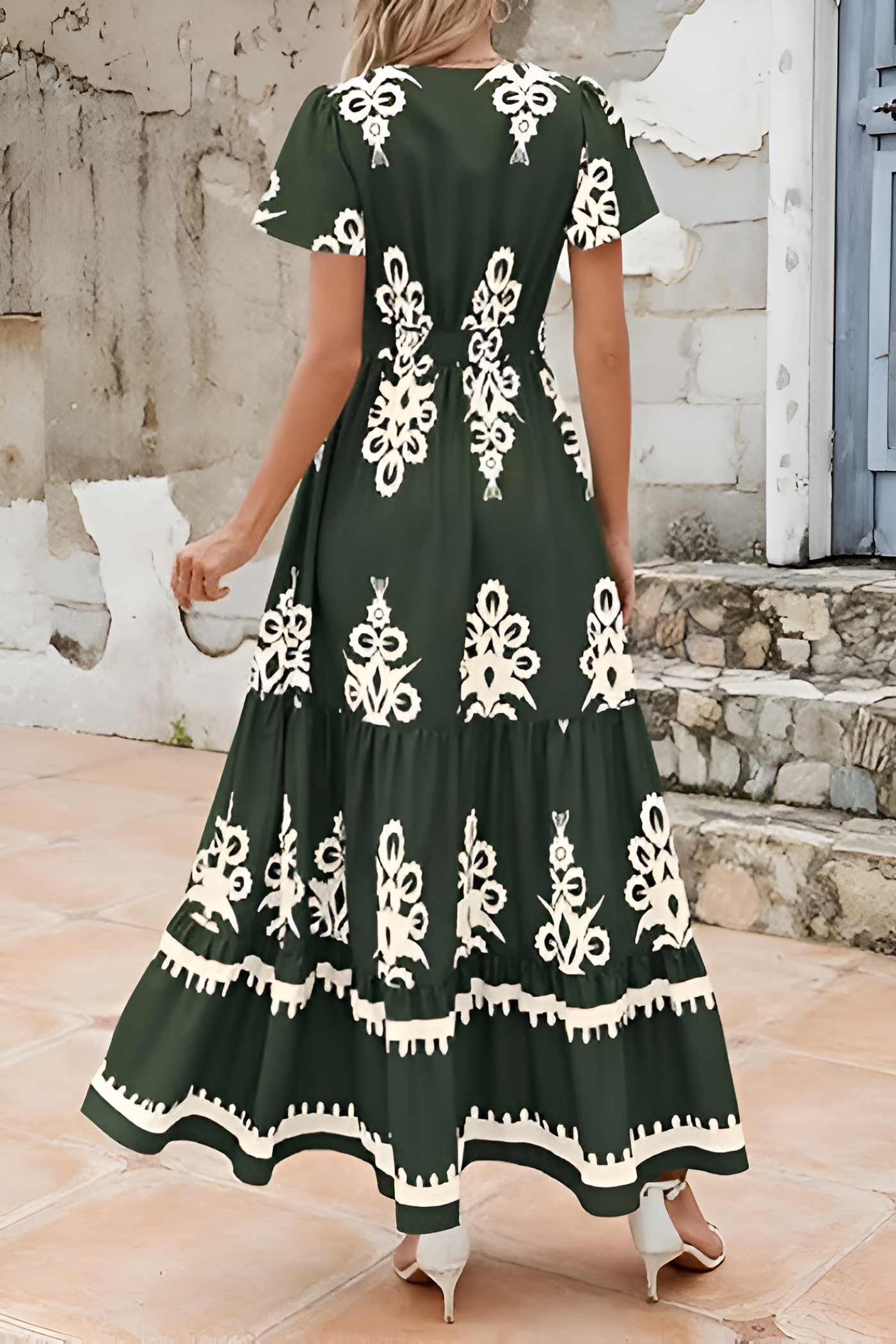 LISA™ | MAXI ABITO BOHO SENZA MANICHE