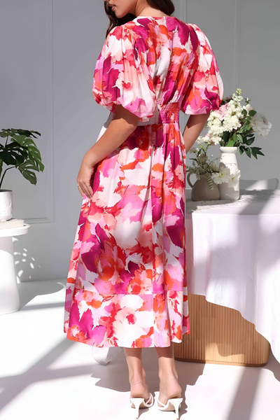 Loes™ | Abito Colorato che Copre la Pancia