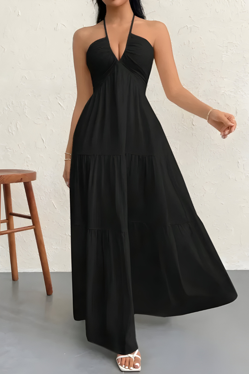 Isa™ | Maxi Abito con Collo Halter