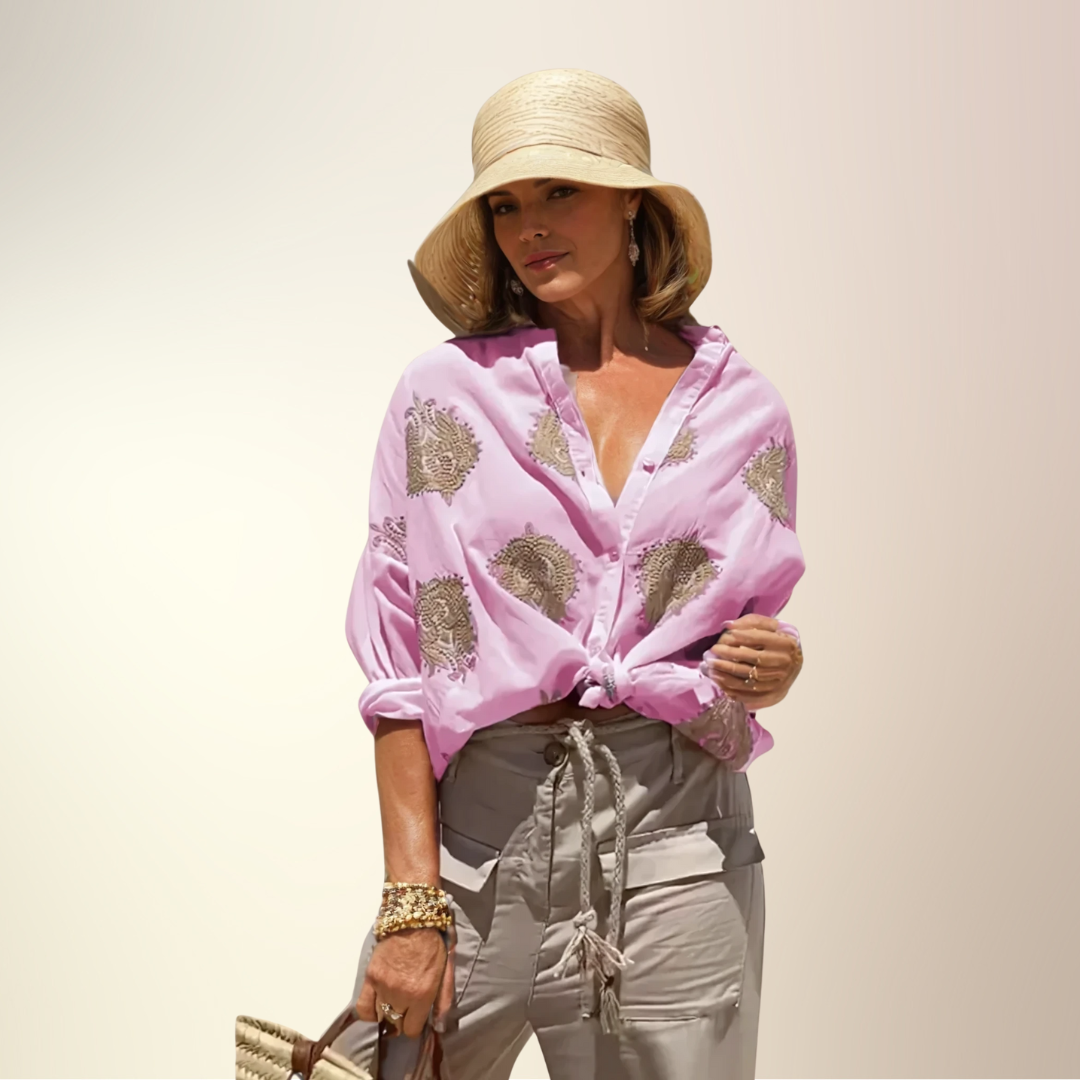 Alessandra™ | Blusa Chic Stile Ibiza