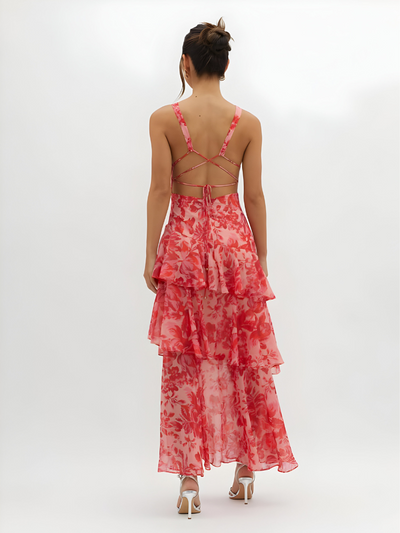 Heleen™ | Maxi Abito con Spalline e Volant