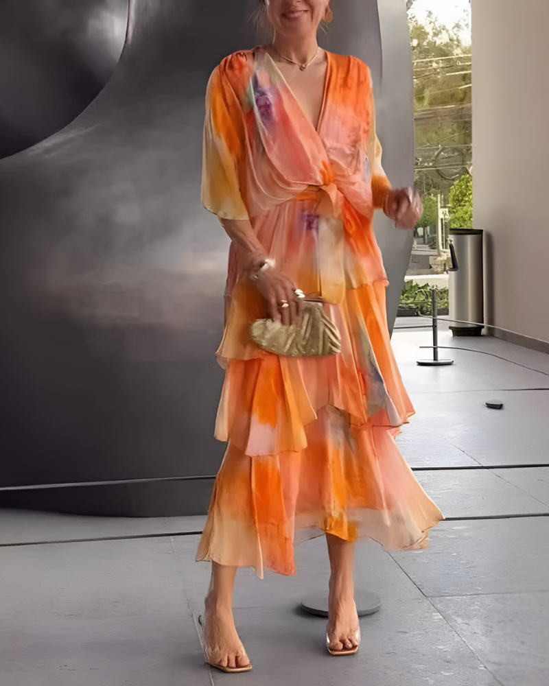 Hannah™  | Abito elegante con motivo floreale