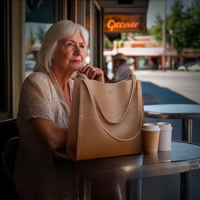 Talia | Borsa a Mano in Pelle Morbida di Lusso