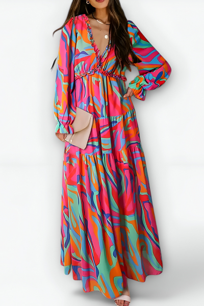 Marleen™ | Abito Elegante a Fiori