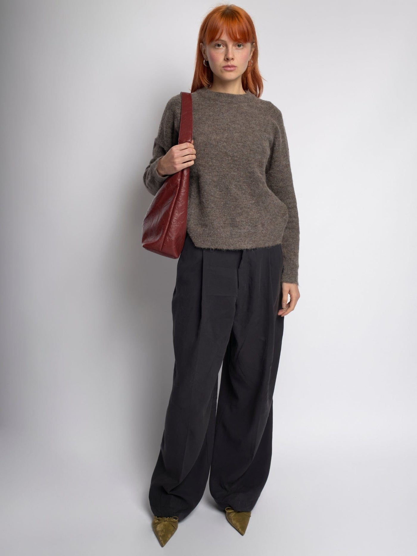 Elegante borsa a spalla di grande formato