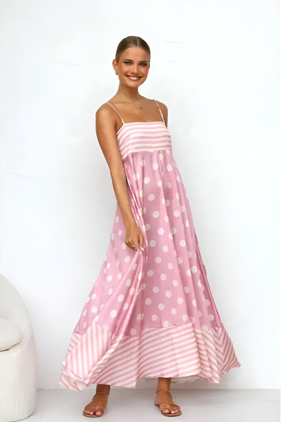 Tess™ | Abito Maxi Estivo a Righe