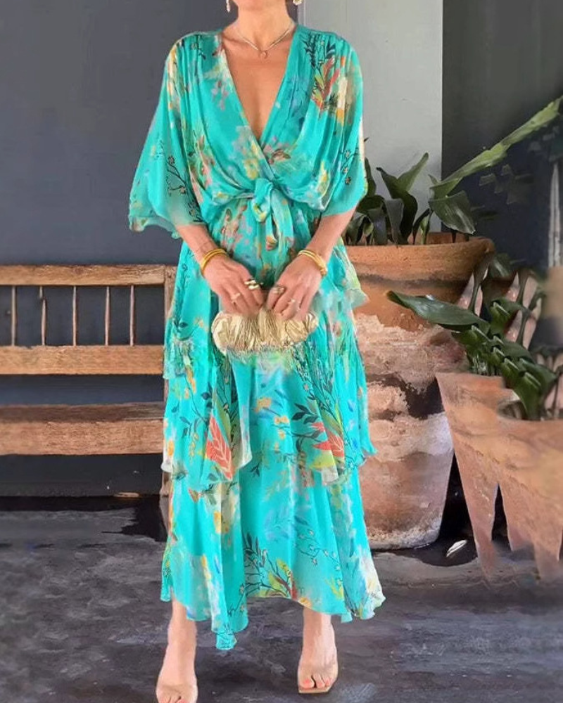 Hannah™  | Abito elegante con motivo floreale