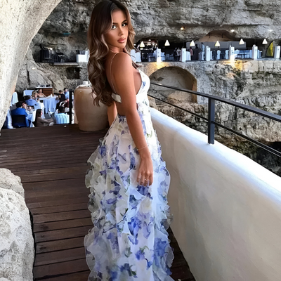 Elena™ | Abito Elegante con Stampa