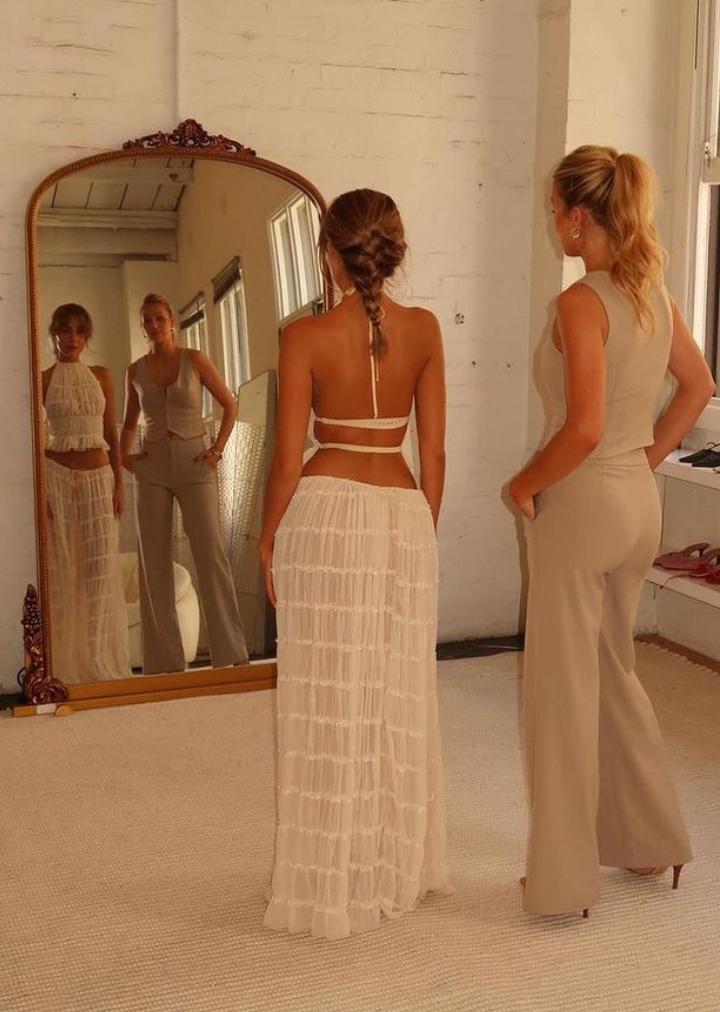 Flora™ | Elegante gonna lunga e top