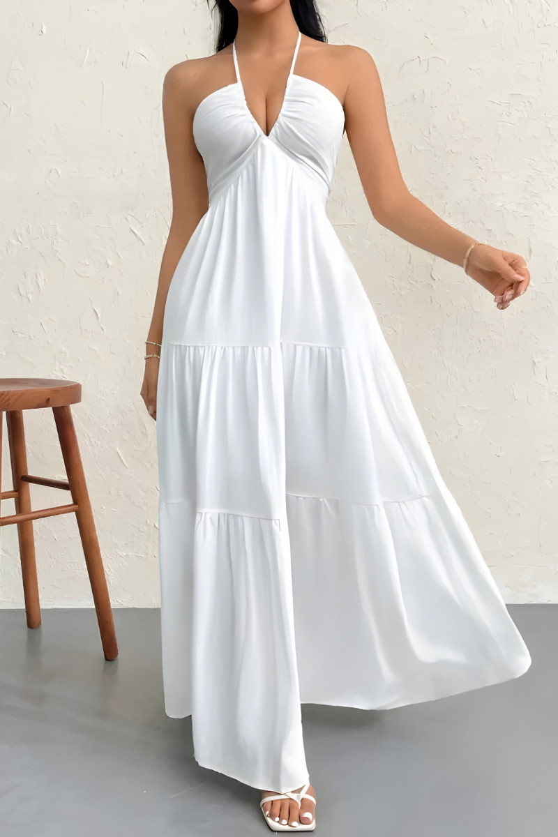 Isa™ | Maxi Abito con Collo Halter