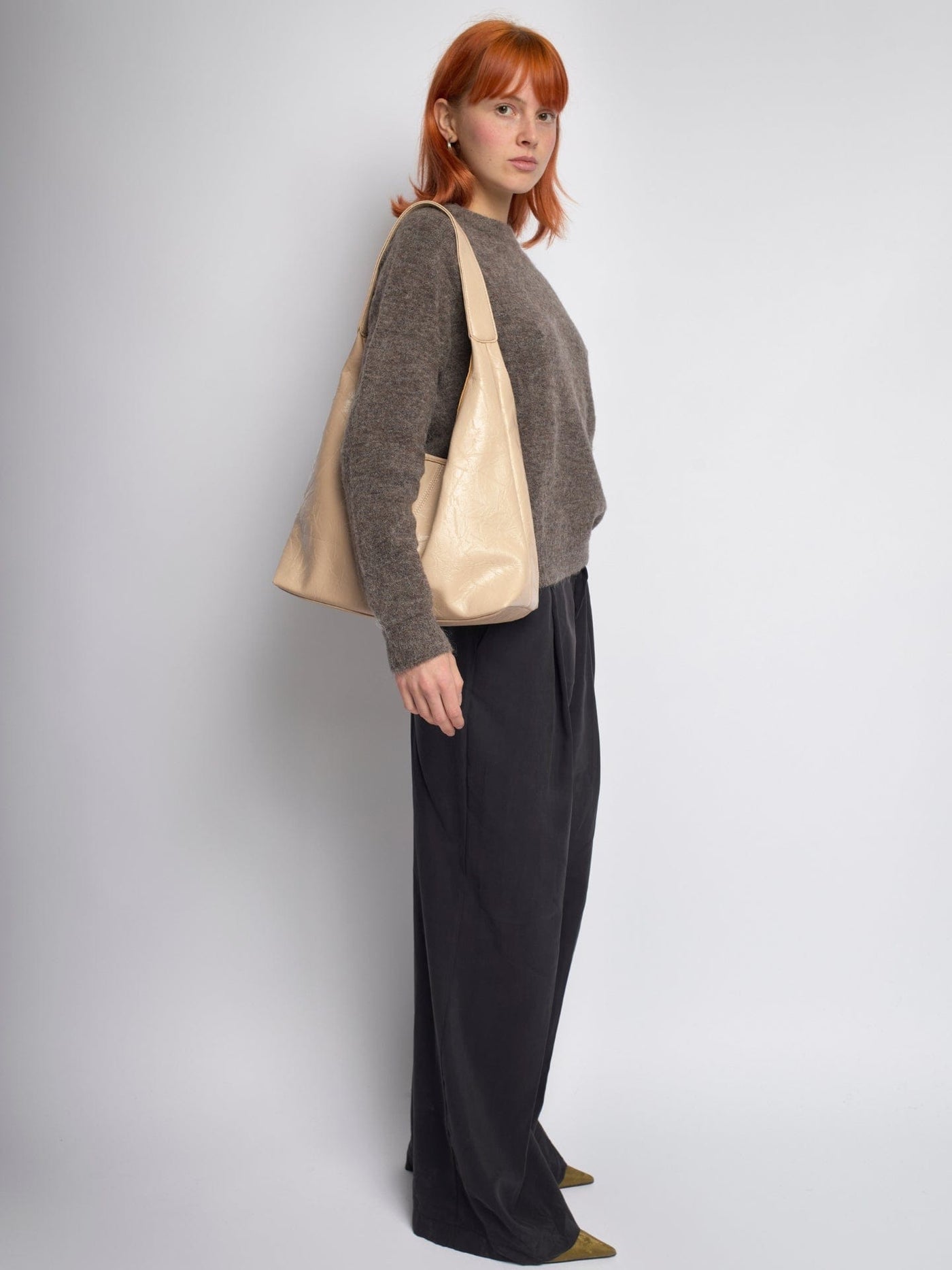 Elegante borsa a spalla di grande formato