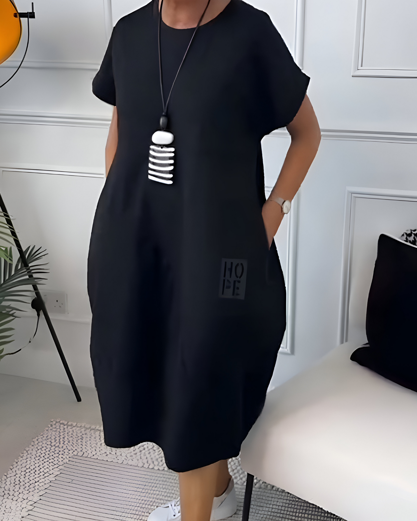 Marloes™ | Abito Hoodie Casual con Tasche